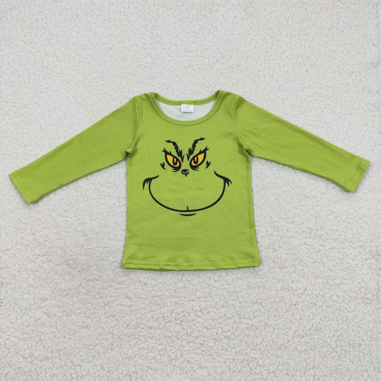 Christmas Green Cartoon Boy Shirt