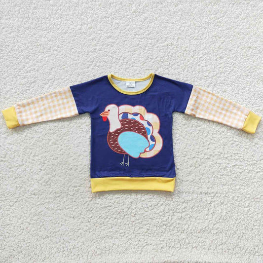 Thanksgiving turkey long sleeve shirt