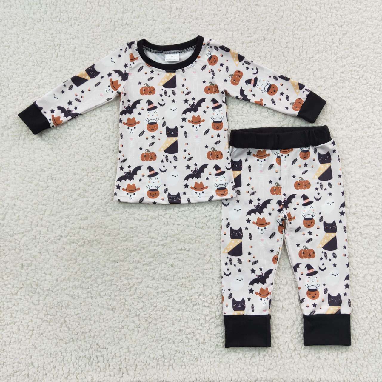 Halloween Pumpkin long-sleeved pants pajamas