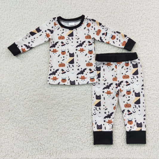 Halloween Pumpkin long-sleeved pants pajamas