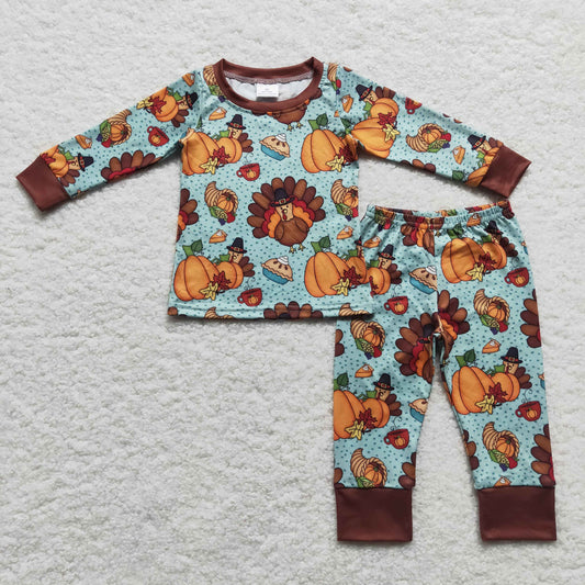 Thanksgiving Turkey Pants Pajamas