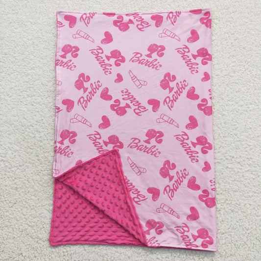 Pink Letter Kids's Blanket