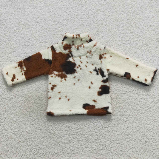 Brown cow girls coat