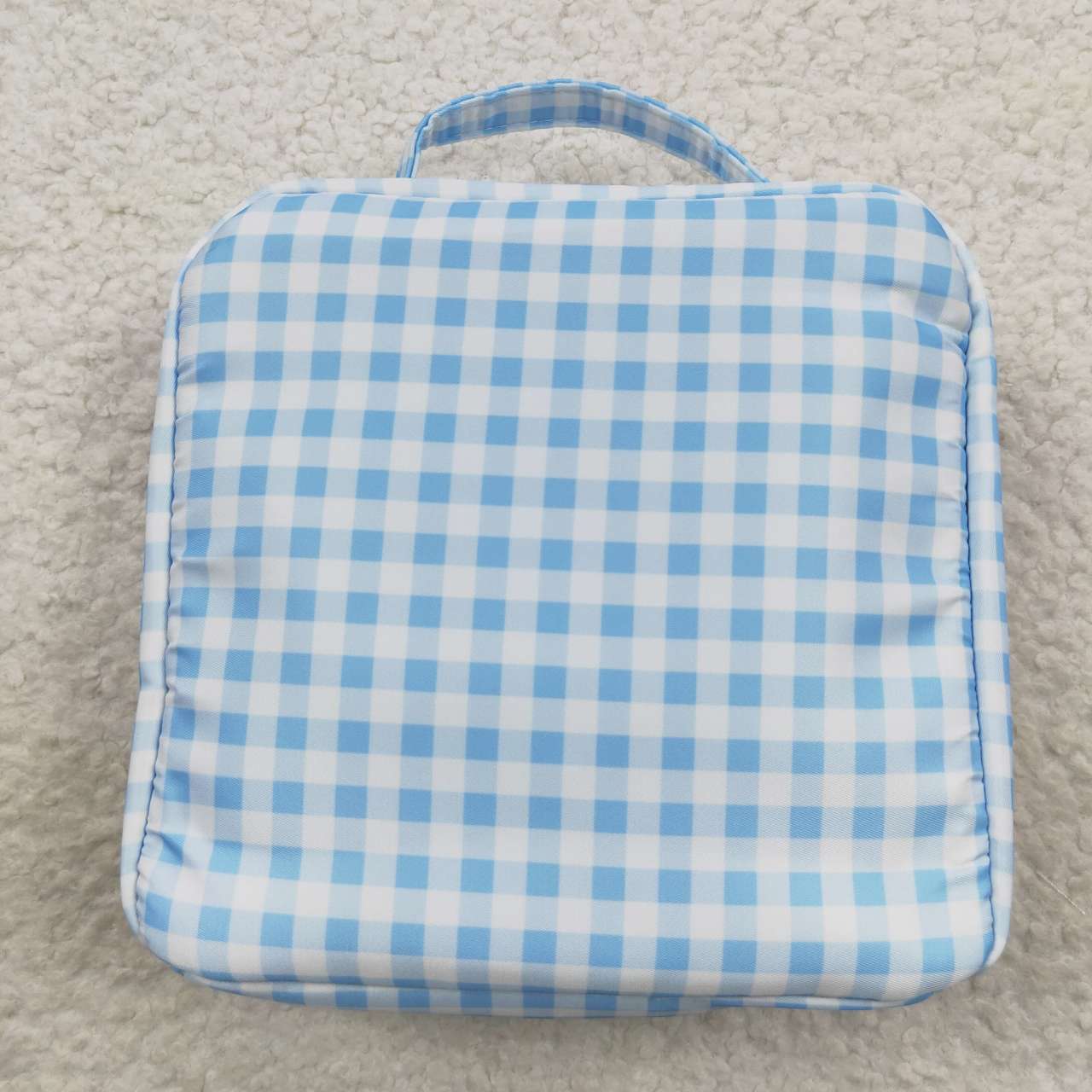 Green Plaid Lunch Box