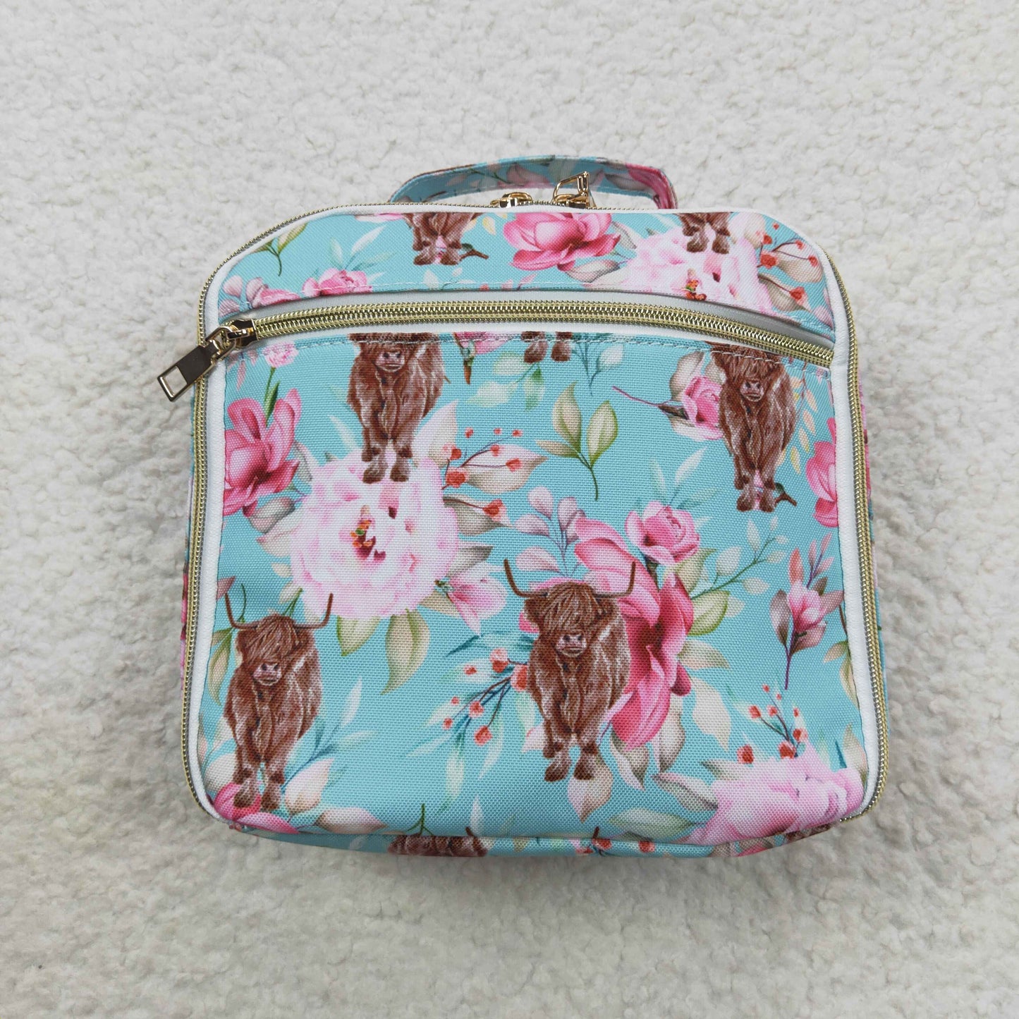 Highlandcow Floral Lunch Box