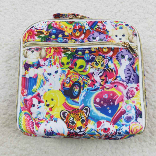 Purple Cartoon Lunch Box