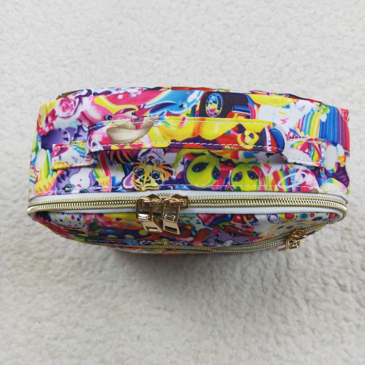 Purple Cartoon Lunch Box