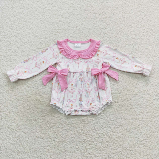 Christmas Pink Cartoon Baby Romper
