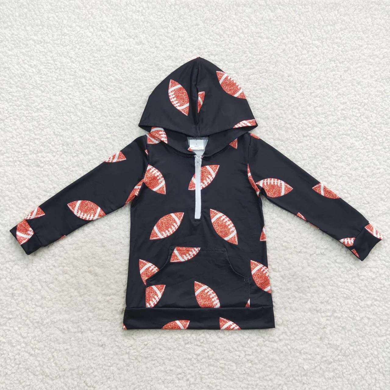 Black Baseball With Zipper Coat