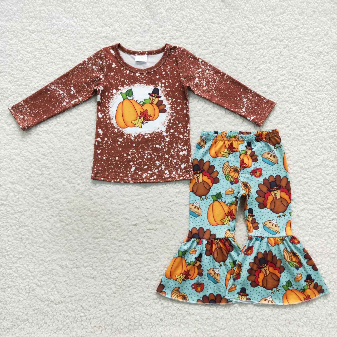 thanksgiving turkey Pumpkin Girls set