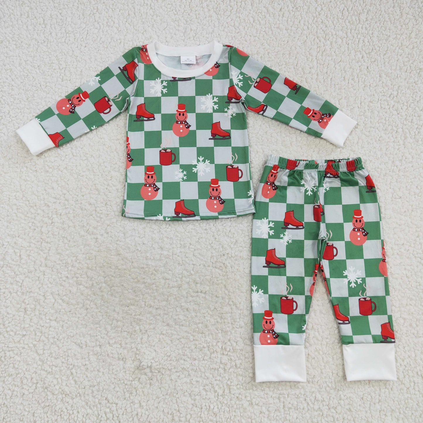 Christmas Green Plaid pajamas