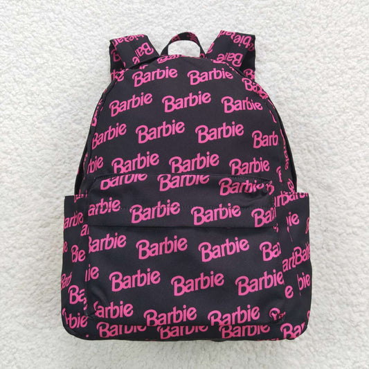 Pink Black Letter Cartoon Bags