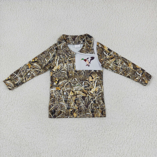 Camo Duck With Zipper Coat