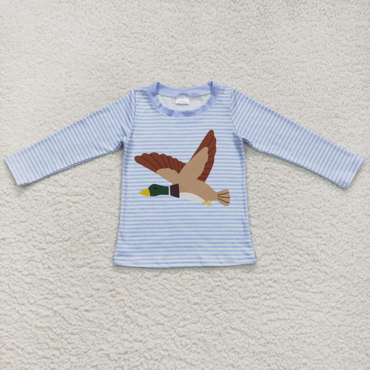 Blue Stripe Duck long sleeve top