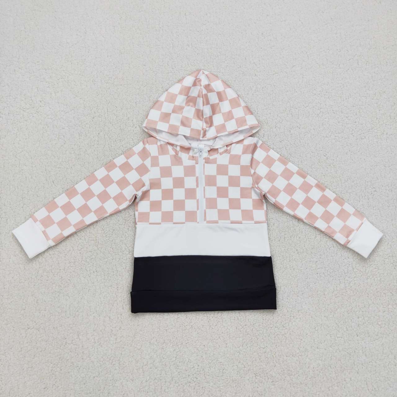 Plaid hooded