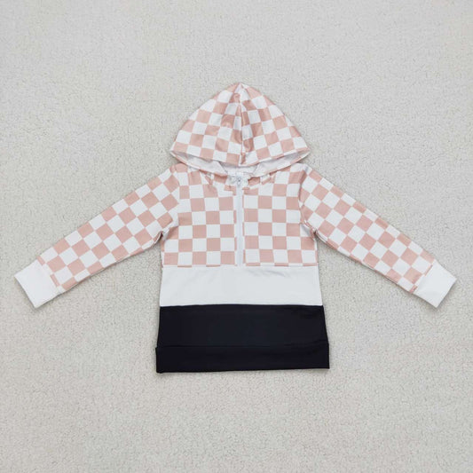Plaid hooded