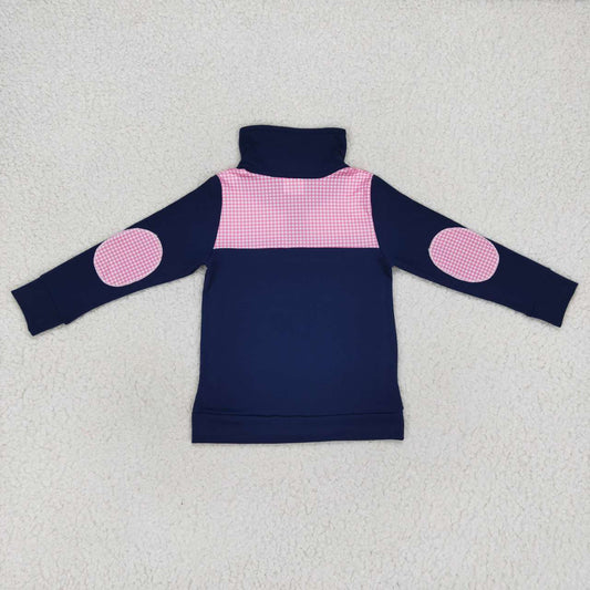 Navy with Pink Coat