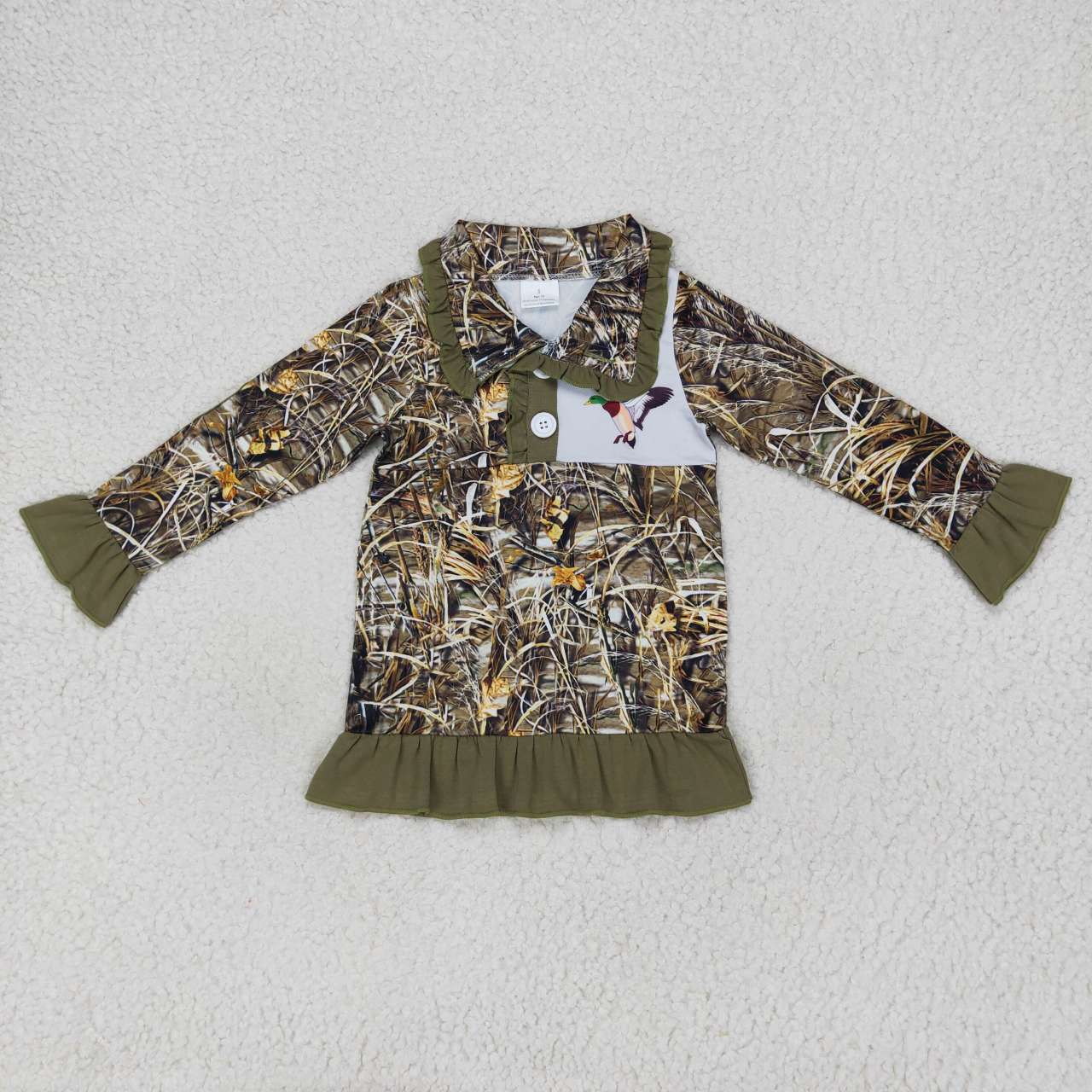 Camo Duck With Button Coat