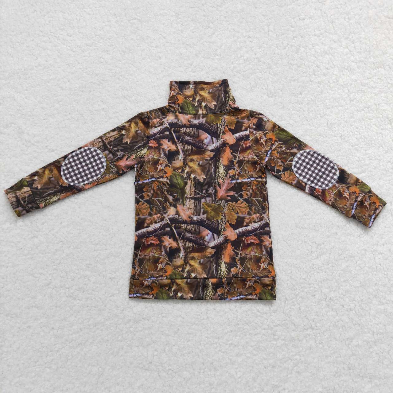 Camo Deer With Zipper Coat