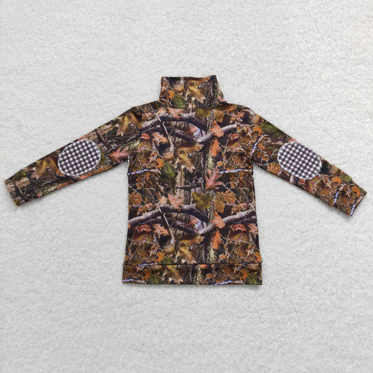Camo Deer With Zipper Coat