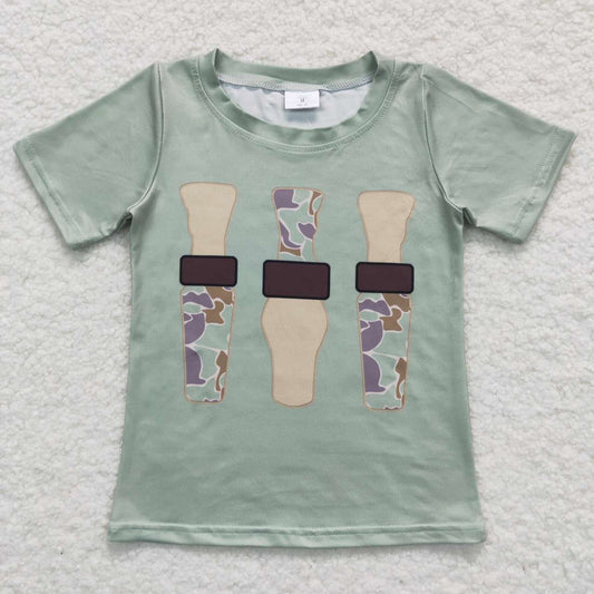 Green Camo Short Sleeve Shirt
