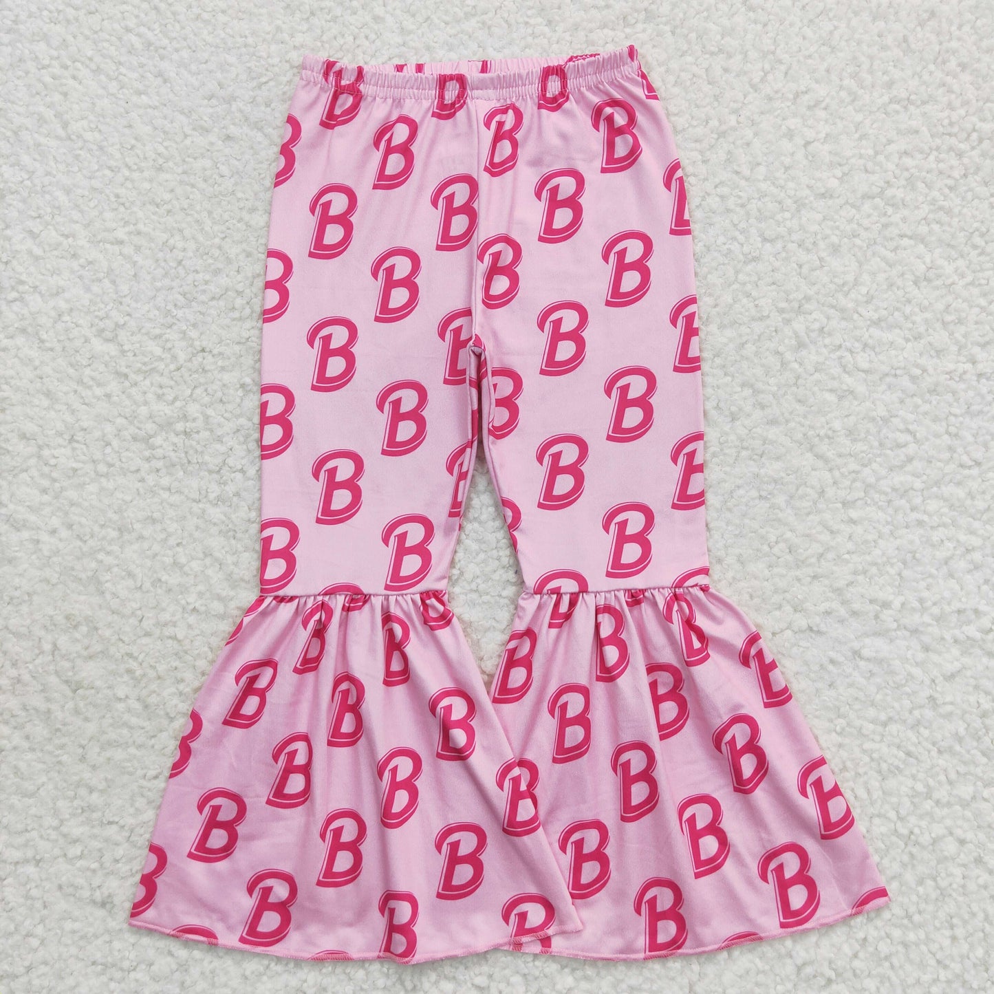 Pink Letter Bell Pants