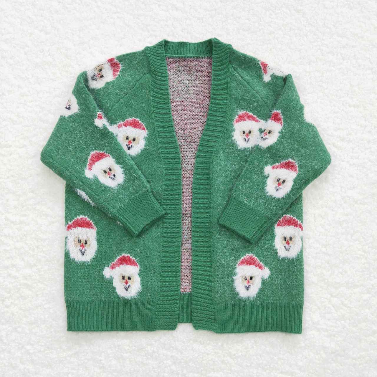 Christmas Green Santa Sweater （pre-order ，ready 2-3week）