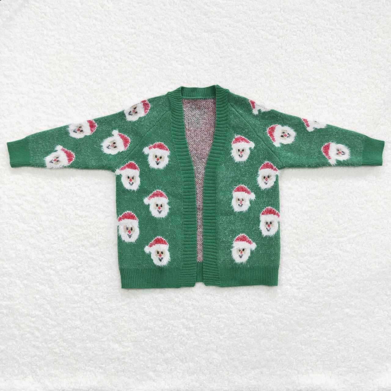 Christmas Green Santa Sweater （pre-order ，ready 2-3week）