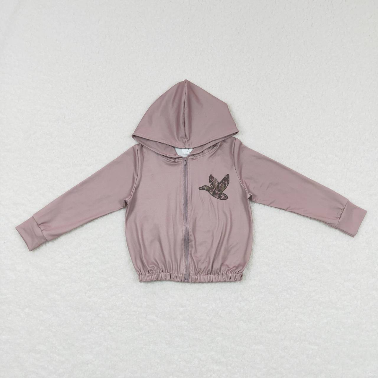 brown Duck With Zipper Coat