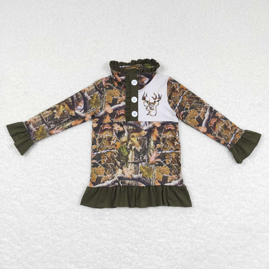 Camo Deer With Button Coat