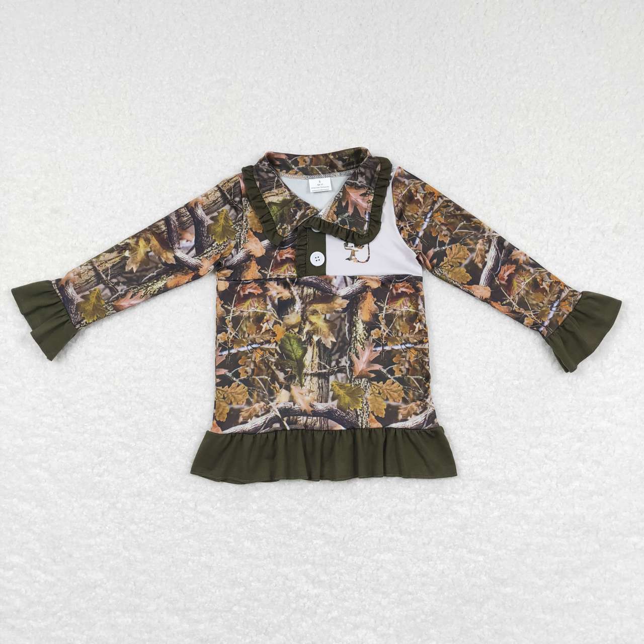 Camo Deer With Button Coat