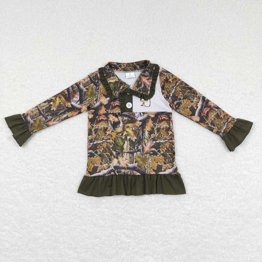 Camo Deer With Button Coat