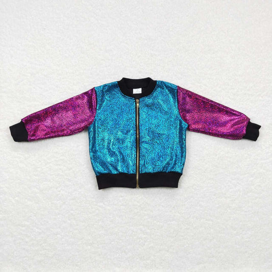 Purple With Zipper jacket