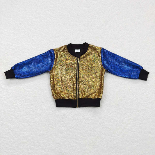 Blue With Zipper jacket