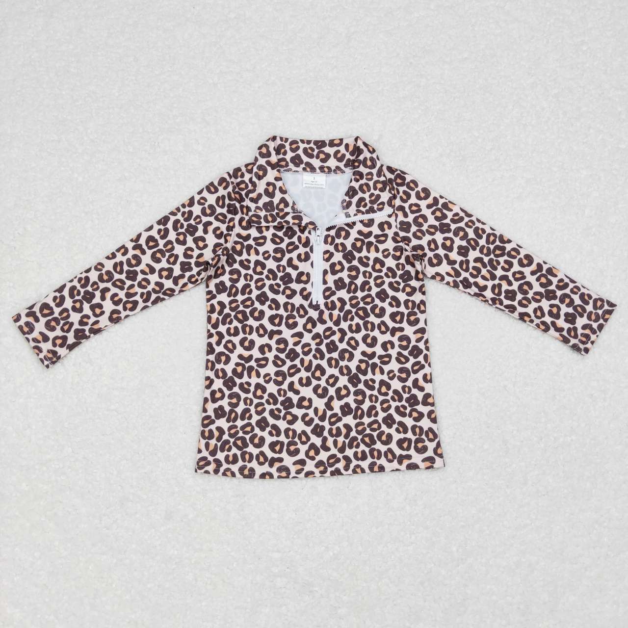 Leopard Long Sleeve Print Coat