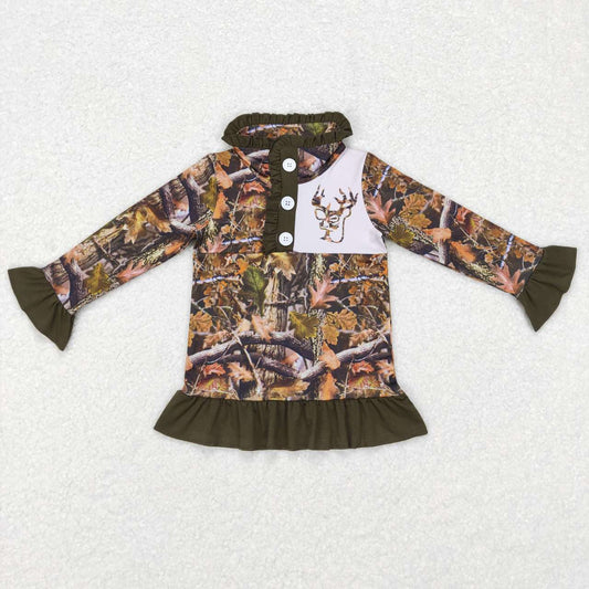 Camo Deer With Button Coat