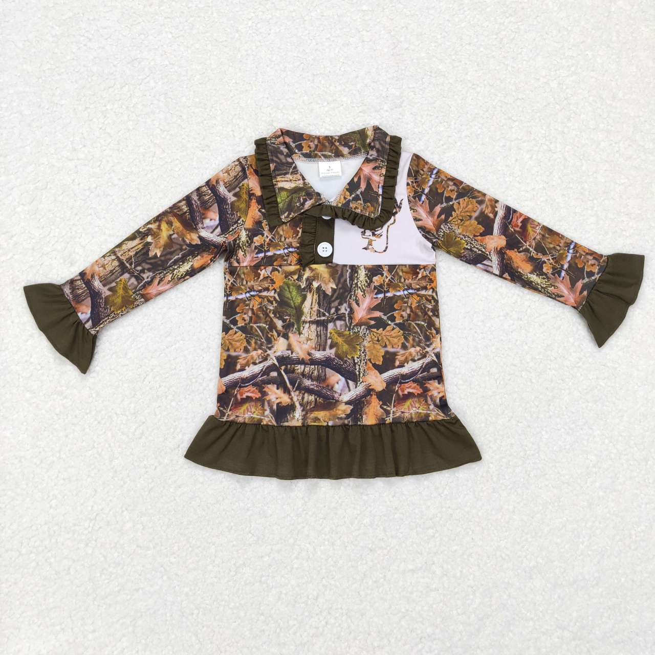 Camo Deer With Button Coat