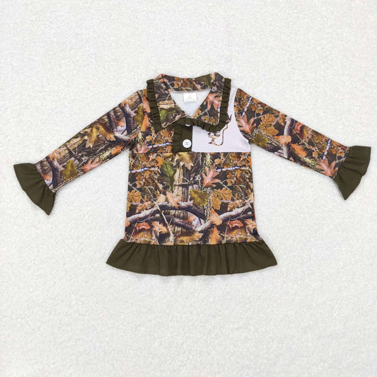 Camo Deer With Button Coat