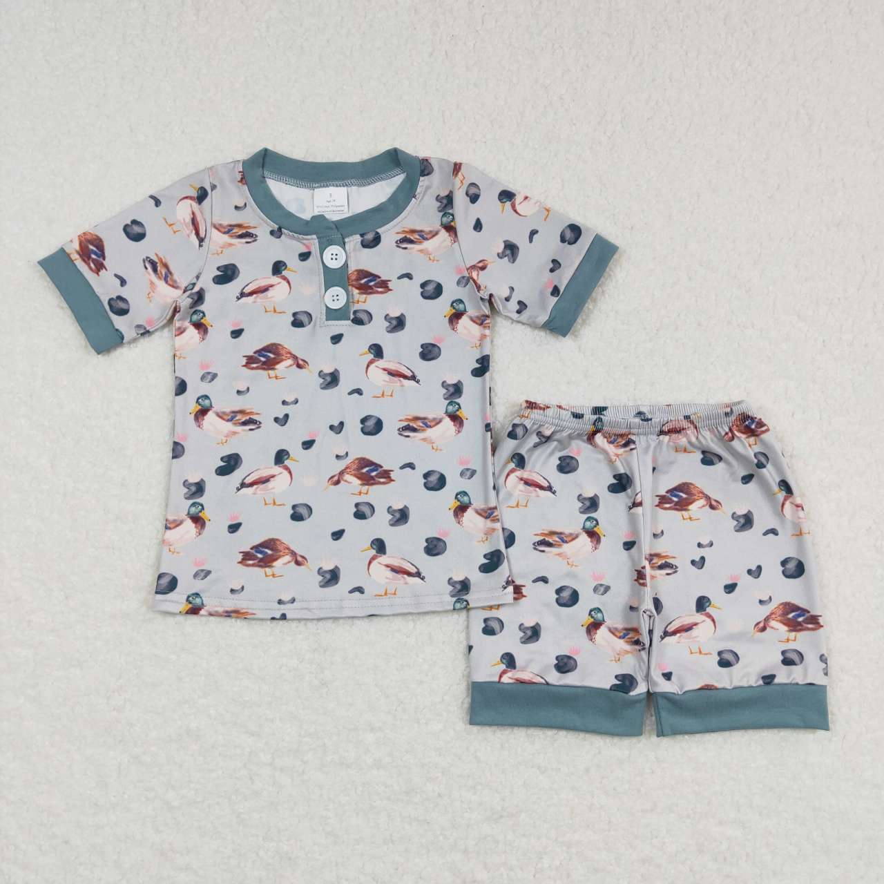 Duck Print Short Set