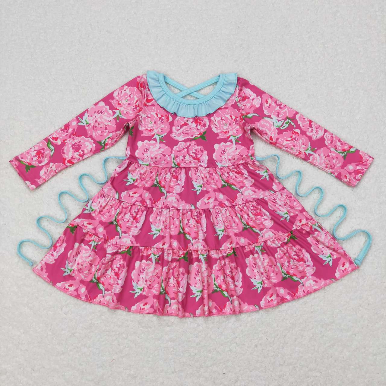 Pink Floral Girls dress