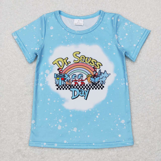 Blue Bleach RainBow Cartoon Girls Shirt