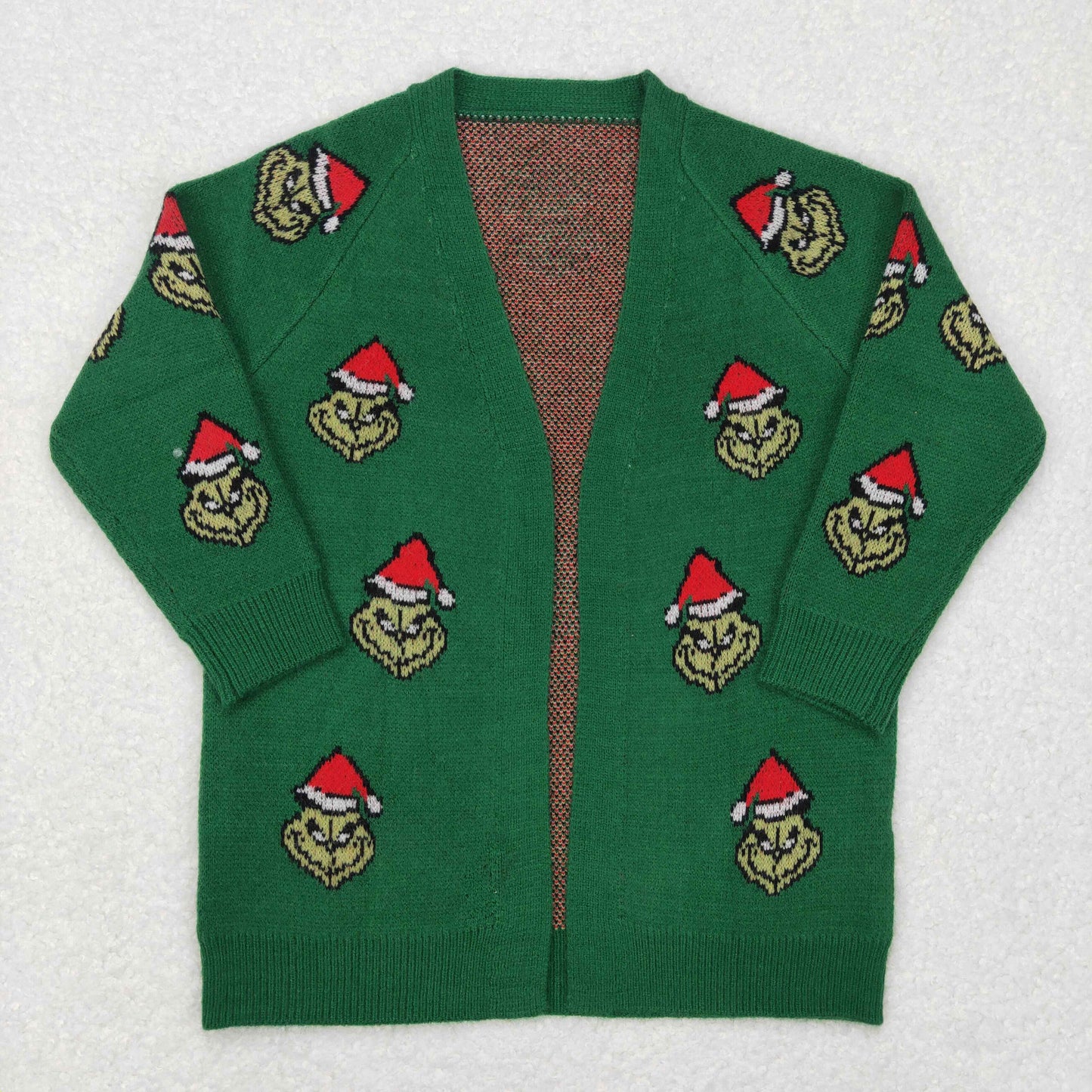 Christmas Green Cartoon cardigans