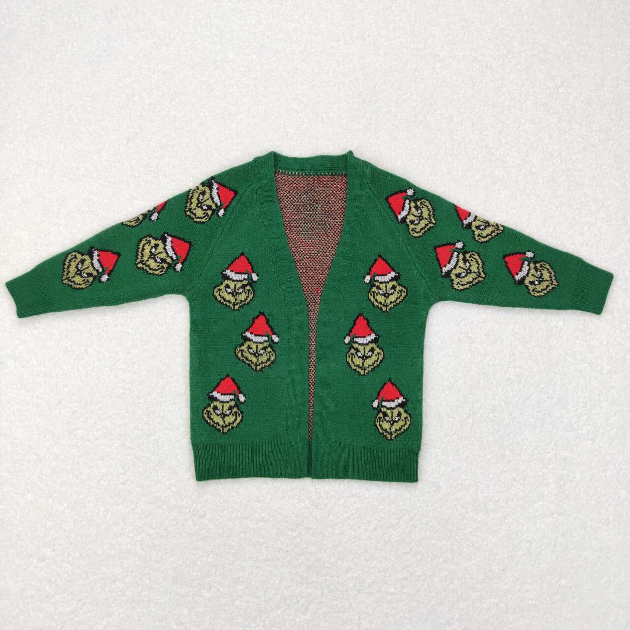 Christmas Green Cartoon cardigans