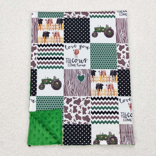 Green Car Print Kids's Blanket