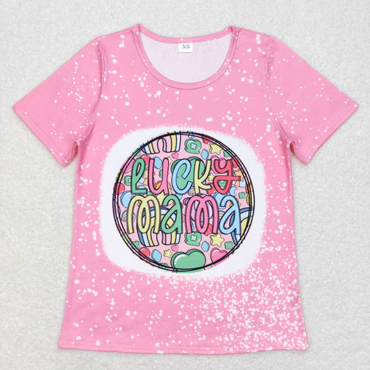 St patrick Day Pink Luckly Baby Shirt