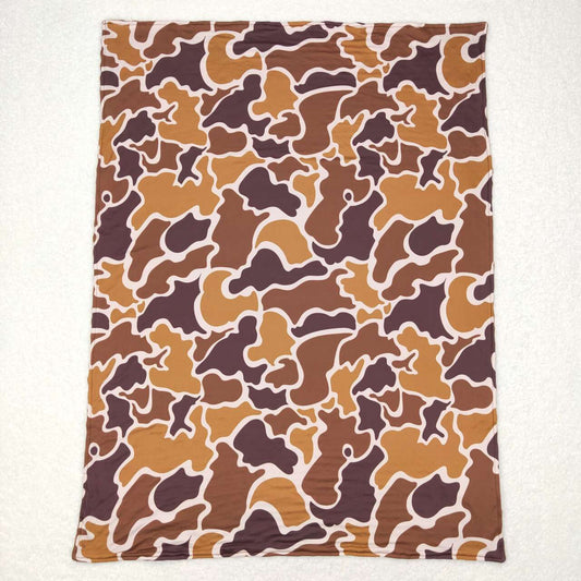 brown Camo Print Kids's Blanket