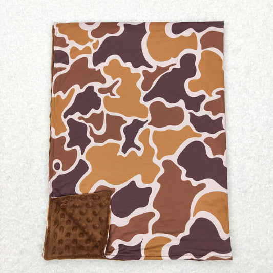 brown Camo Print Kids's Blanket