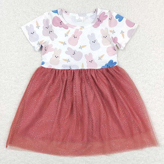 Easter Bunny Girls Tutu Dress