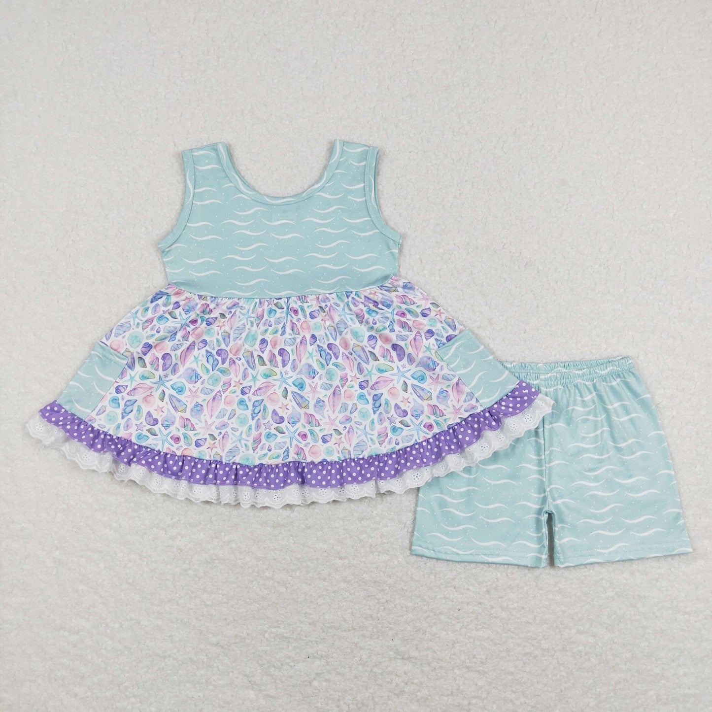 starfish sleeveless girls summer set