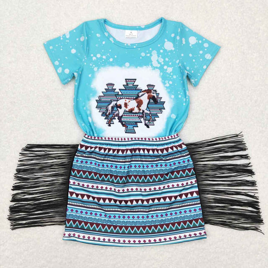 western Cowboy tassel Skirt Girls